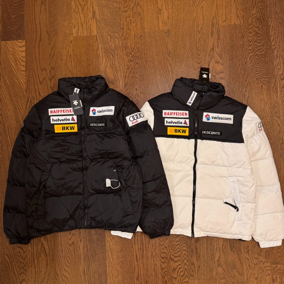 Descente X Audi Functional outdoor down jacket, Men's Fashion