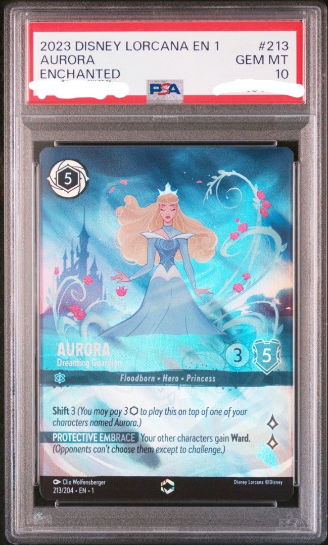 LORCANA ロルカナ　オーロラ　エンチャンテッド　psa10 PSA10】ロルカナ 物語のはじまり オーロラ姫エンチャンテッド