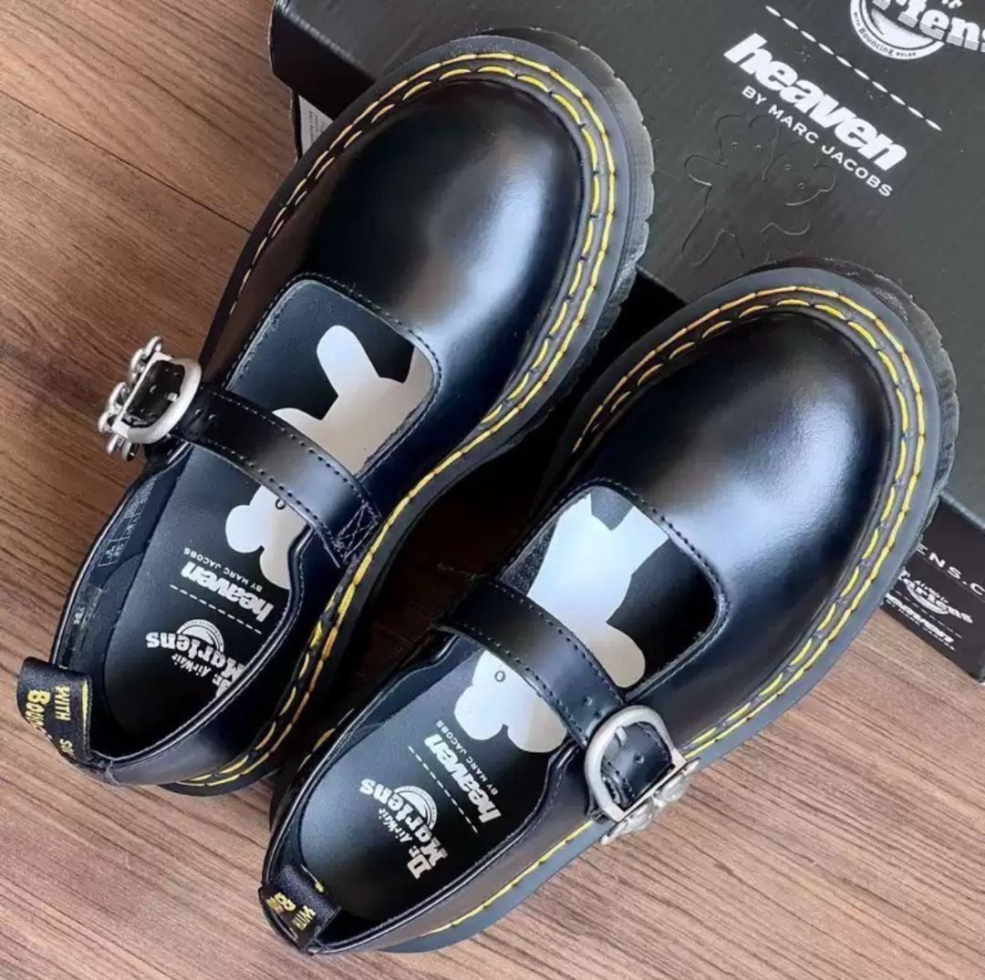 Dr.Martens x Heaven thick soled Height increasing shoes Women s Fashion Footwear Boots on Carousell