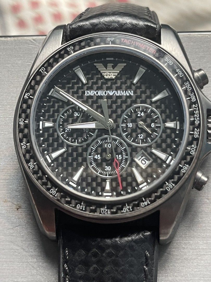 Emporio Armani Designer Watch Model AR6122 Sigma swap with Huawei GT4 or Samsung Galaxy S34 Men s Fashion Watches Accessories Watches on Carousell