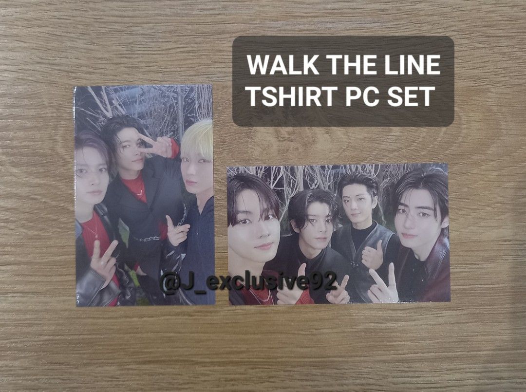 ENHYPEN WALK THE LINE 明る OVERSIZED T-SHIRT