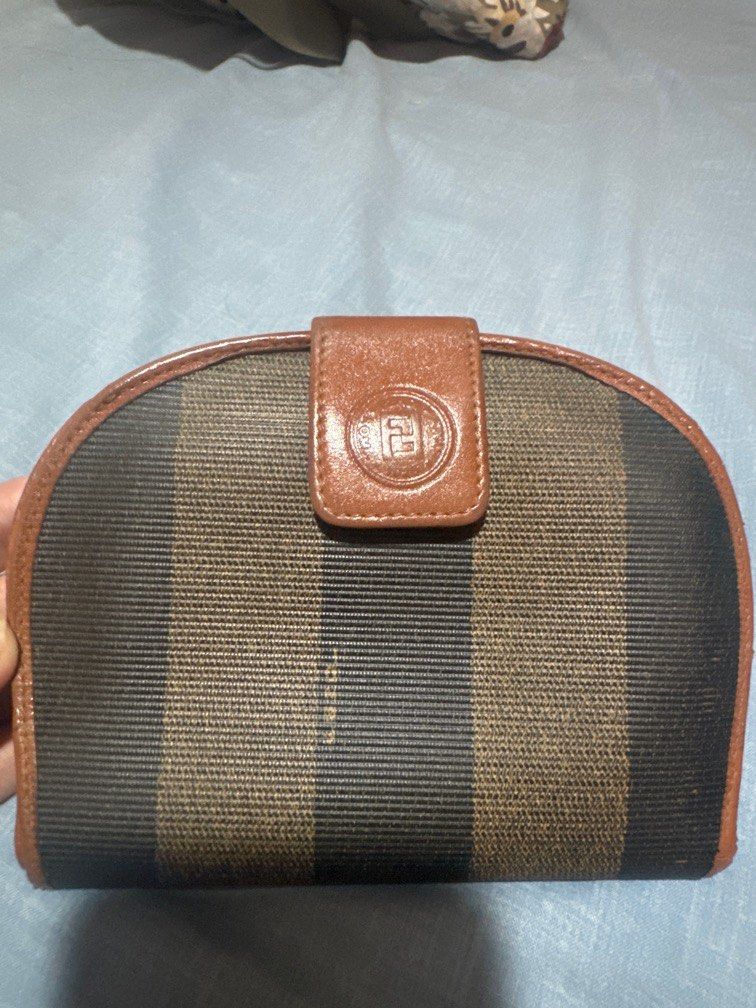 Fendi vintage wallet (Category: Luxury Bags & Wallets) located in San Pablo. Submitted by ShopbyLiz (Listing ID 1334956598, Image 1). Description: Guaranteed authentic Searchable code Minimal signs of use Still in very good condition 10.5 x 14cm (medium size) Priced at 155 euro or 10k+ php online.