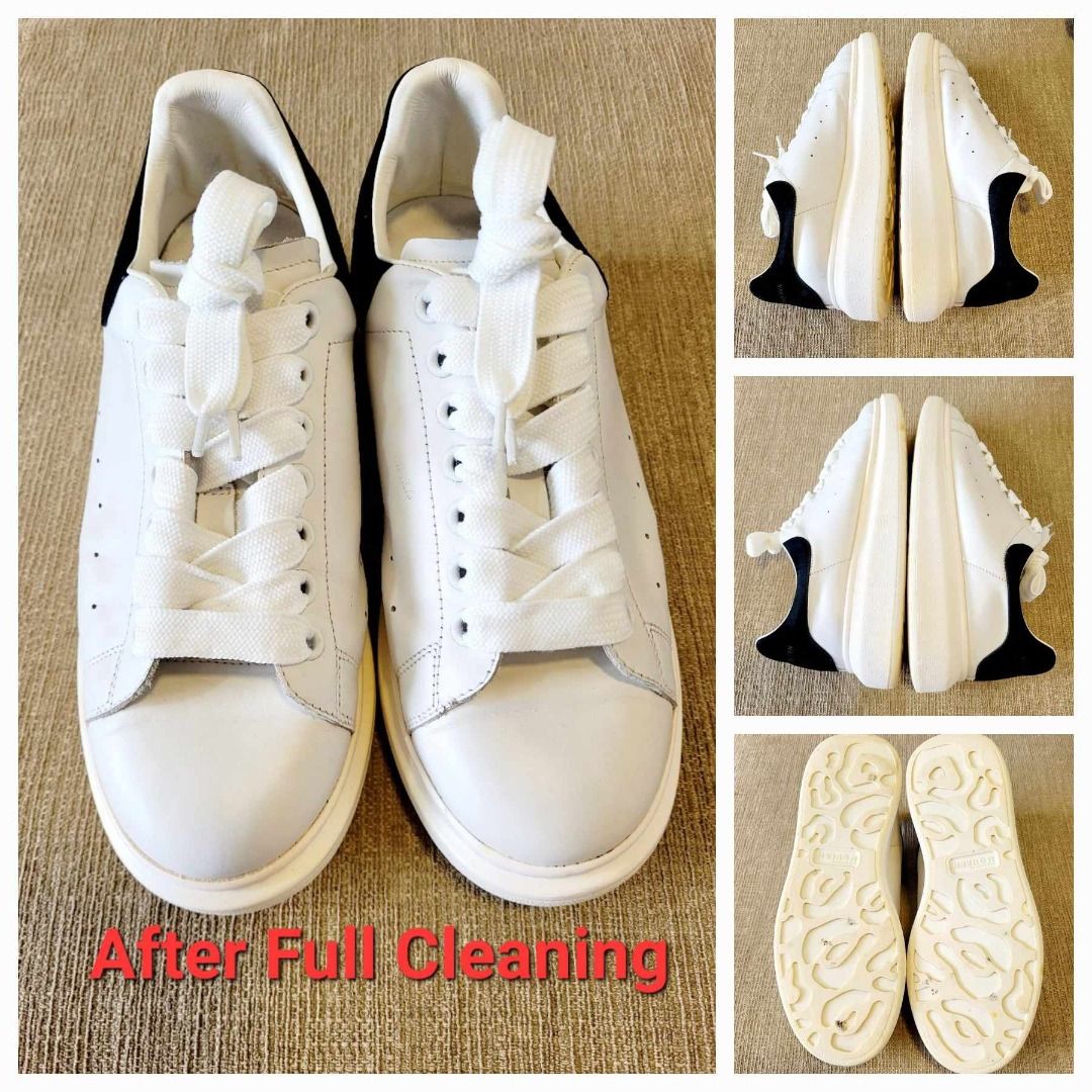 How to clean white alexander mcqueen sneakers online