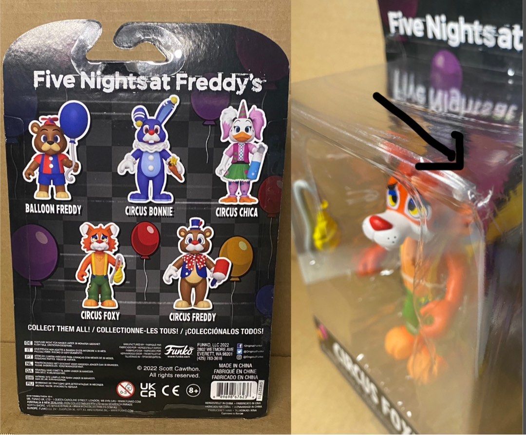 Funko FNAF Five Nights At Freddy's ⭐️VR Freddy ⭐️ Tie-Dye - Main Image