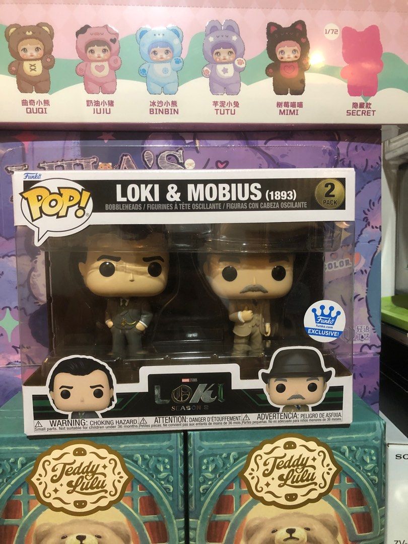 Funko Loki and Mobius (Category: Designer & Blind Box Toys) located in Dagupan City. Submitted by markksoriano (Listing ID 1335030828, Image 1). Description: Funko Loki and Mobius 1500 2 pcs available Location: Dagupan Pangasinan .