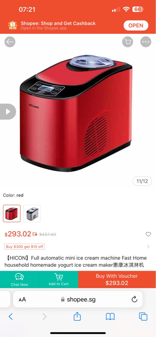 Gelato churner. Mix churn and eat TV Home Appliances Kitchen Appliances Other Kitchen Appliances on Carousell