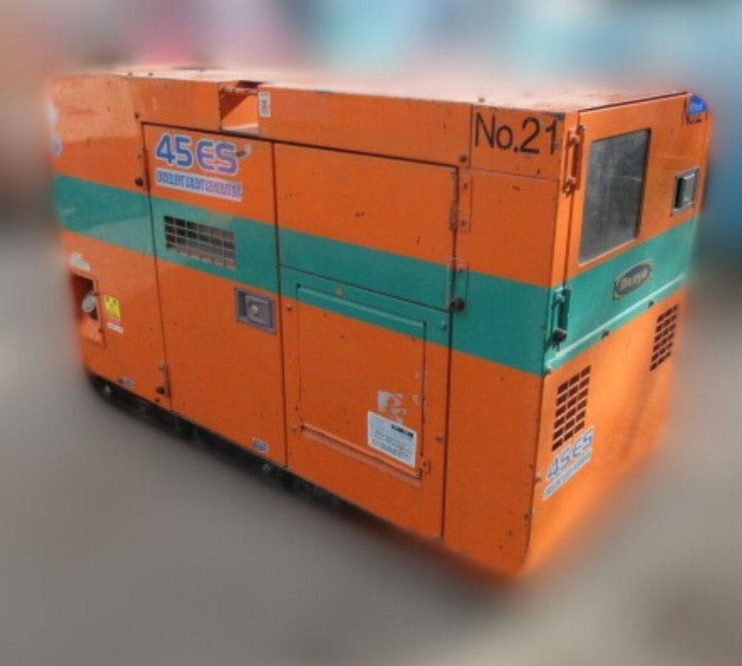 Generator for sale [Japan Surplus] (Category: Construction Tools & Equipment) located in Quezon City. Submitted by angela_abrigo (Listing ID 1335037382, Image 1). Description: Generator Brand: Denyo Model: DCA 45 - ESH Capacity: 45 KVA Engine: Hino WO4D ( 4 Cylinder Diesel ) Type: Sound Proof, STD. RPM ( 1800 ) Hours: 2200 hrs Condition: Japan Surplus Output: 3 phase, 240V, 60 Hz For serious inquires, pls call 09175378344.
