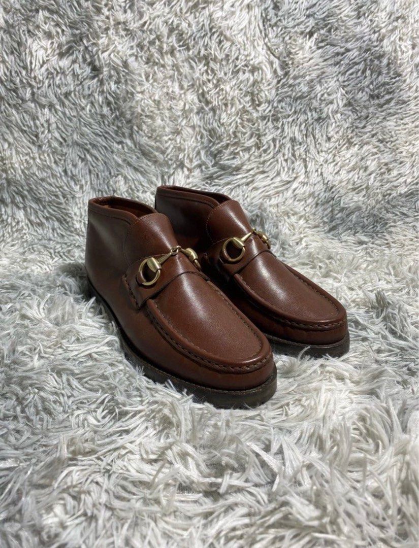 Gucci loafer boots deals