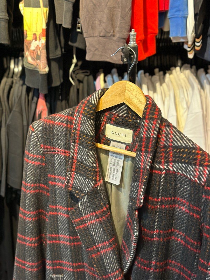 Gucci logo blazer discount