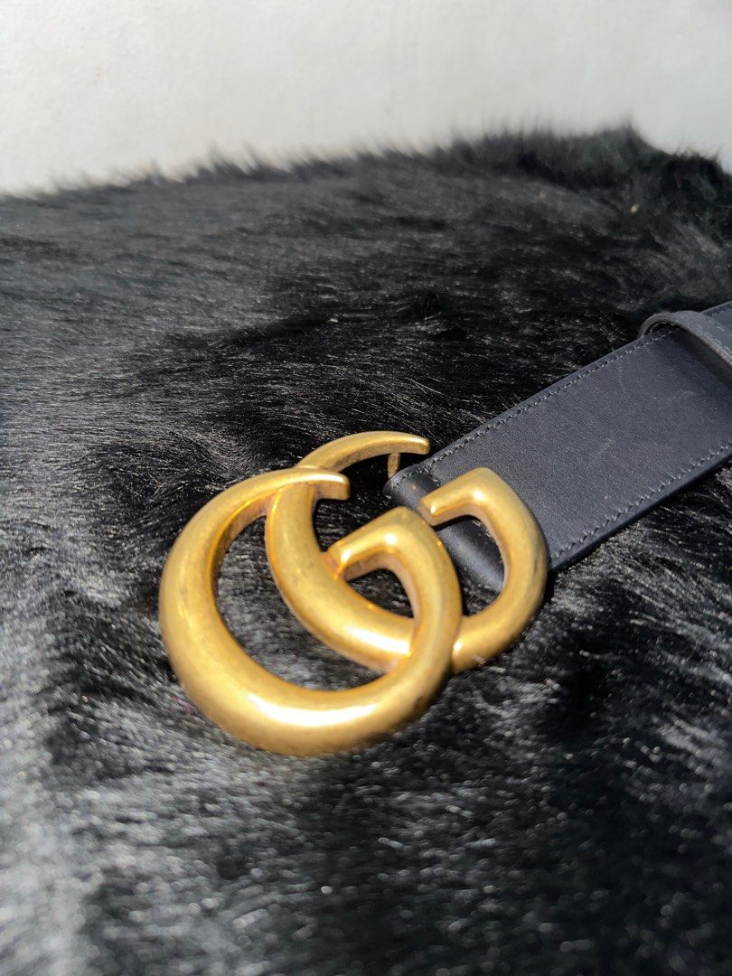 Gucci Belt G Marmont Wide Belt Luxury Accessories on Carousell