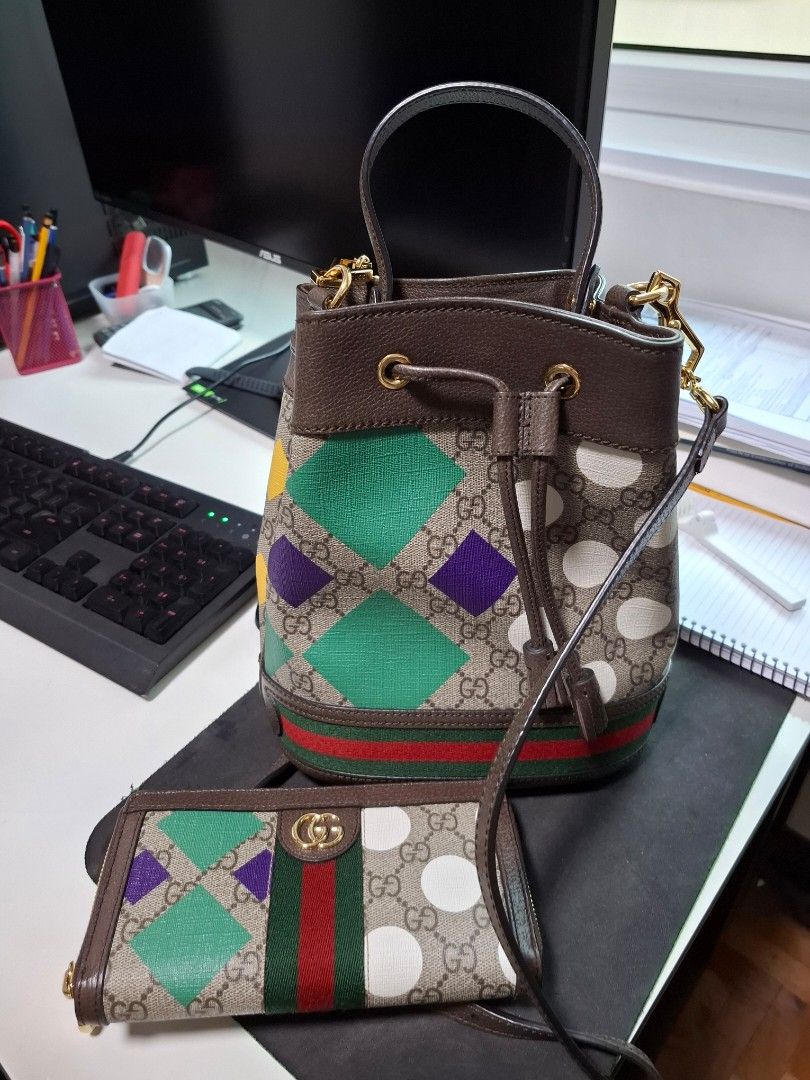 GUCCI BUCKET BAG AND GUCCI WALLET MONEY BACK Luxury Bags Wallets on Carousell