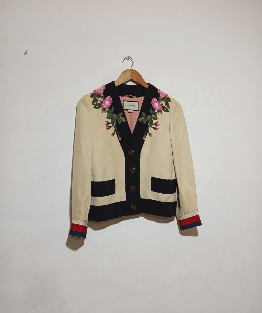 Gucci floral jacket on sale