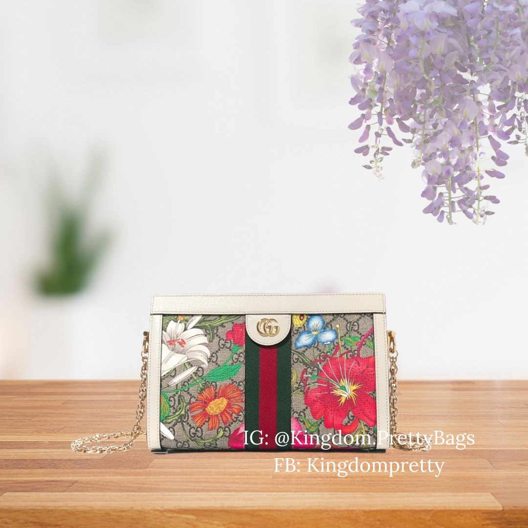 Gucci GG Ophidia Clutch Small Floral Printed Monogram Pre order Luxury Bags Wallets on Carousell
