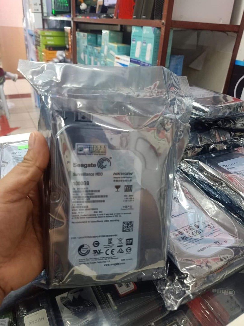 HARD DISK SURVIELLANCE CCTV (Category: Hard Disks & Thumbdrives) located in Manila. Submitted by myles29 (Listing ID 1335017580, Image 3). Description: Surveillance Hardisk‼️ 500GB -₱1,400 1TB -₱2,500 2TB -₱3,480 4TB-₱5,500 .