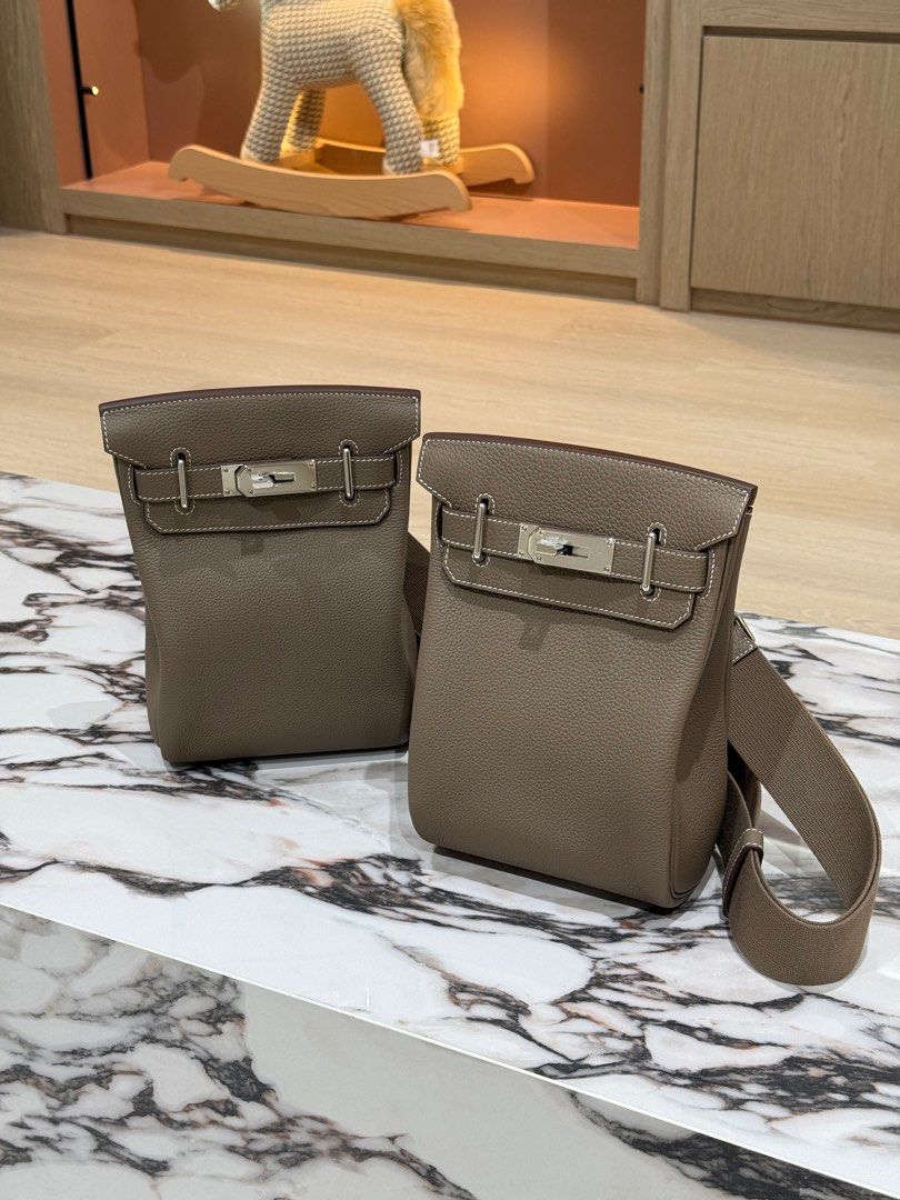 Hermes hac a dos etoupe togo ck 愛馬仕大象灰, 名牌, 手袋及銀包