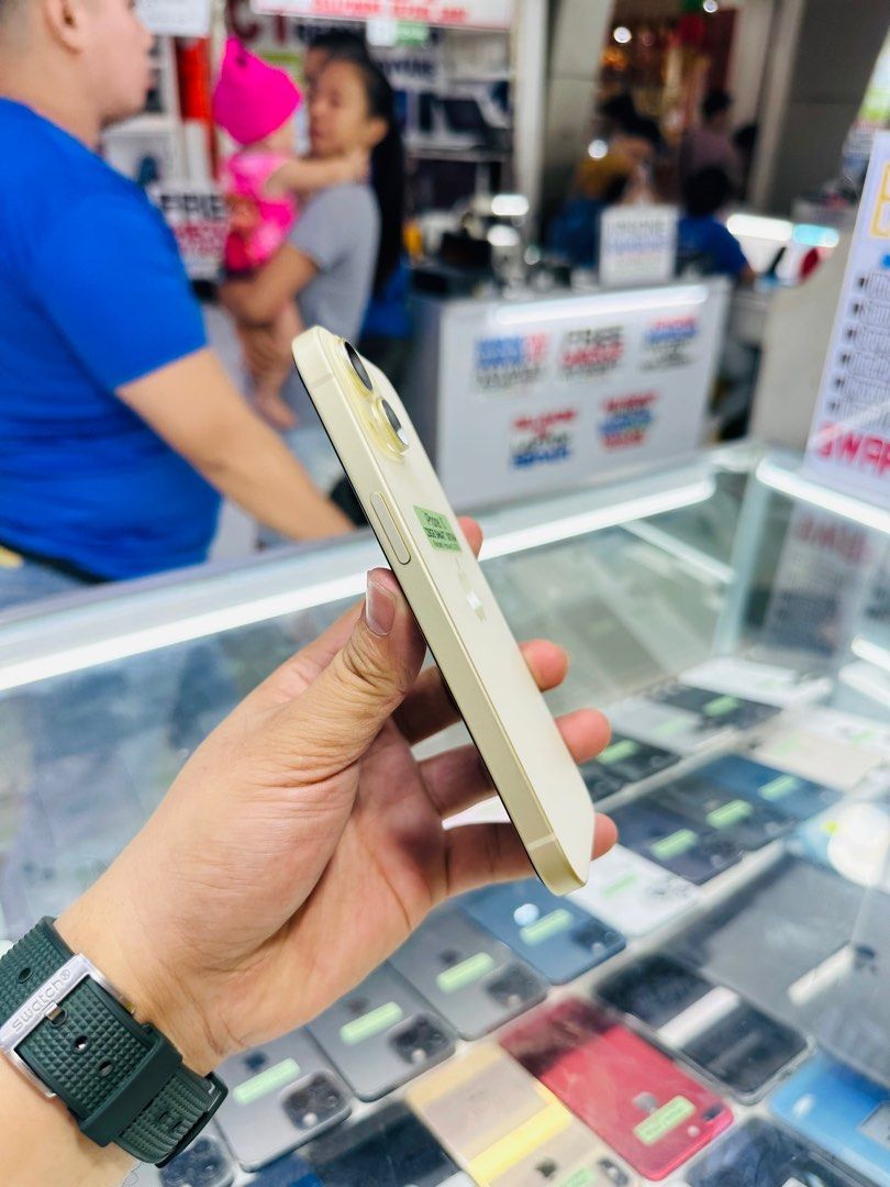 iPhone 15 128GB 100BH SMARTLOCKED 100%smooth No issues (Category: iPhone 15 Series) located in San Juan City. Submitted by saabangadgetshop (Listing ID 1335052271, Image 3). Description: Onhand | Pre-owned iPhone 15 128GB SMARTLOCKED NTC APPROVED Battery Health 100% NO HIDDEN ISSUES NO HISTORY OF REPAIR 100%Smooth TEST TO SAWA RESET ALL YOU WANT TEST ALL YOU WANT NOT REFURBISHED AUTHENTIC PHONE ALL WORKING (FREE 3UTOOLS) iPhones iPads only 🆓Free
