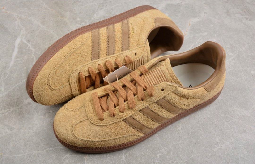 JJJJound x adidas samba og tobacco mesa shoes, Men's Fashion, Footwear,  Sneakers on Carousell