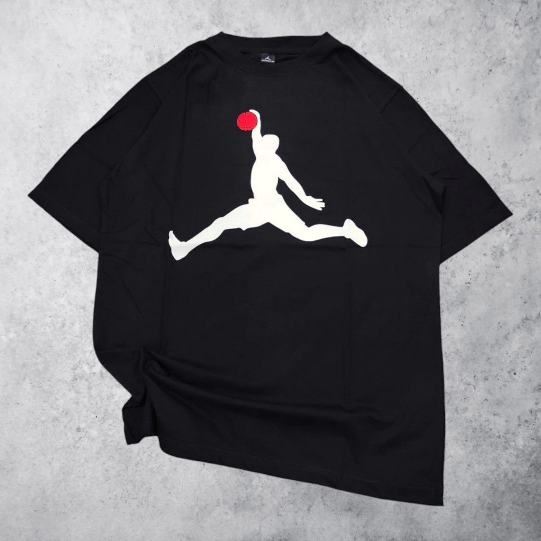 Kaos T-Shirt Air Jordan Jumpman Oversize Hitam - Main Image