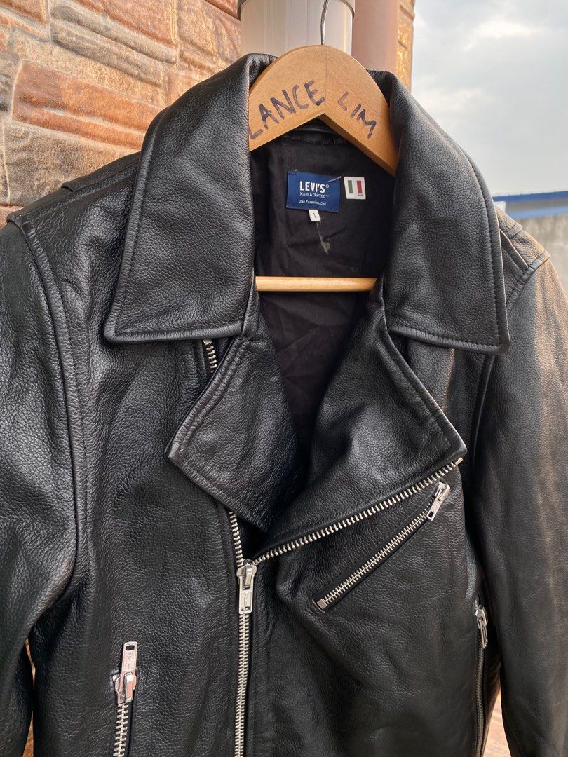 Levis made and crafted leather jacket clearance