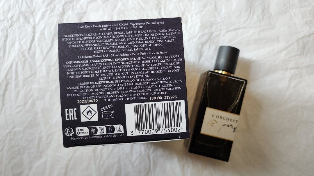 L'ORCHESTRE パルファム 100ml l'orchestre 香水 100ml
