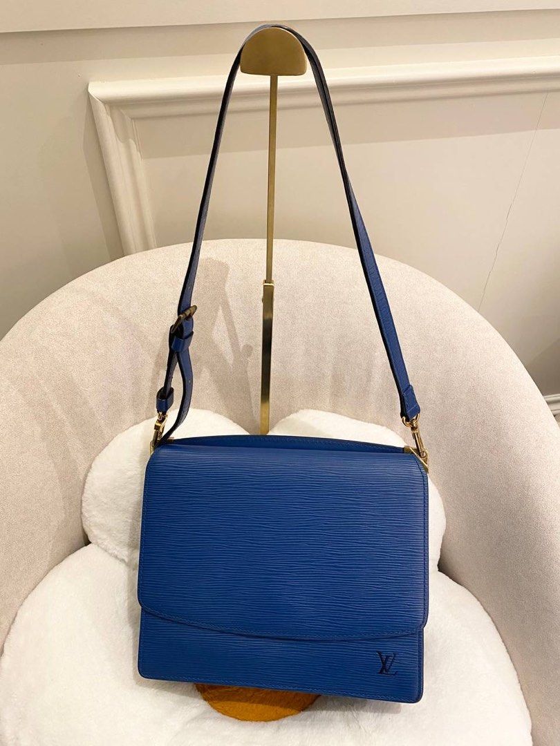 LOUIS VUITTON GRENELLE TOLEDO BLUE EPI LEATHER SHOULDER BAG, Luxury, Bags \u0026  Wallets on Carousell