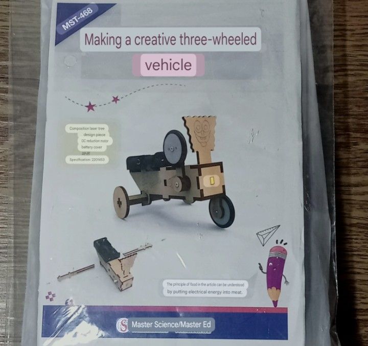 MAKING A CREATIVE THREE-WHEELED VEHICLE (Category: Educational & Learning Toys) located in Batangas. Submitted by amerie_store (Listing ID 1335031349, Image 3). Description: -WYSIWYG -Educational DIY Science Kit for kids 🔊Kindly visit & follow my FB page for more updated Toys,Aniks,etc...🤩 👉AMERIE COUTURE👈 📌Mine Now,Pay after invoice MOP: Gcash 🚛 Flash Express.