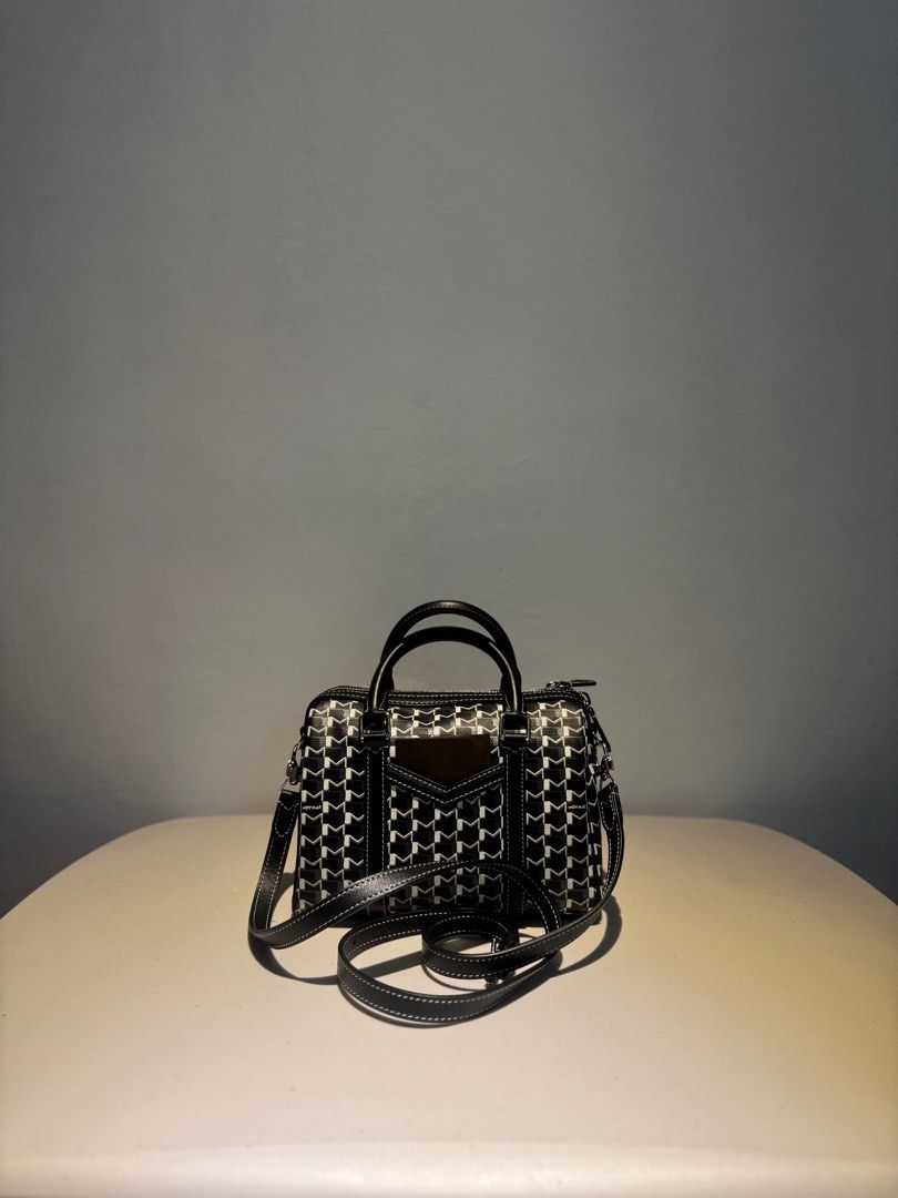 Moynat Mini 48H (Category: Luxury Bags & Wallets) located in Cainta. Submitted by habiier (Listing ID 1334956694, Image 1). Description: Moynat Mini 48H • Color: Black and White • Size: Mini • Condition: Store-Fresh • Inclusions: Complete papers, Dust bag, Paper bag.