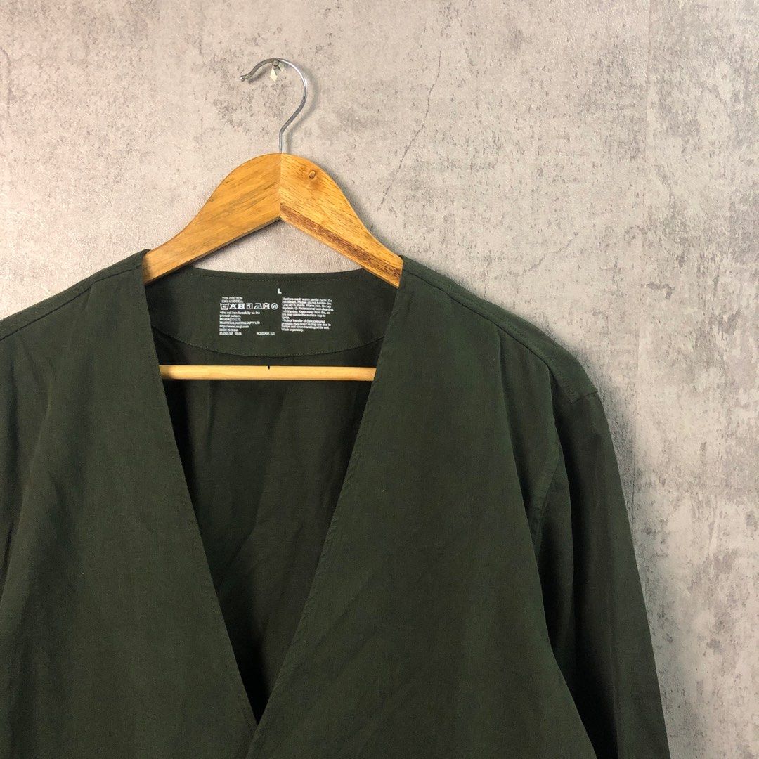 Muji Japan Kimono Jacket Men s Fashion Activewear on Carousell