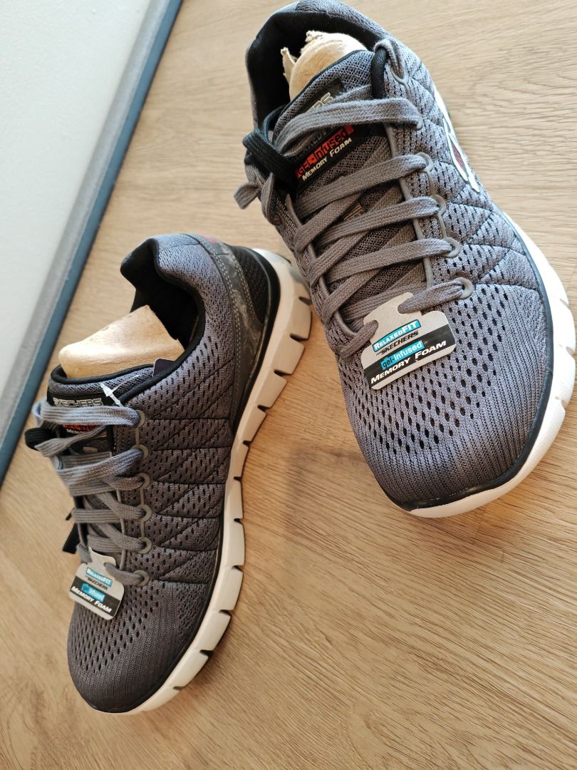 New Unused Skechers Air cooled Memory Foam Relaxed Fit Shoes Men s Fashion Footwear Casual shoes on Carousell
