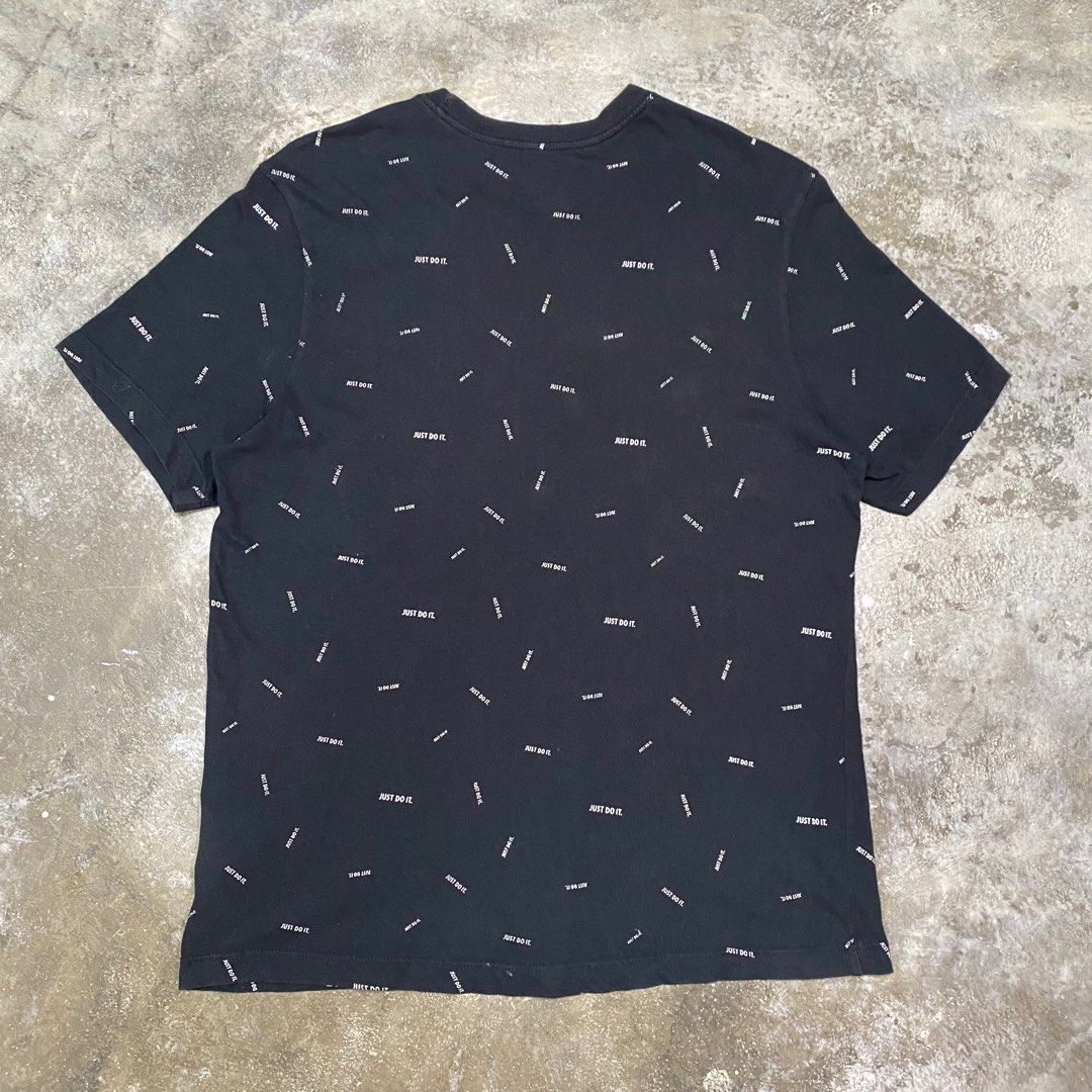 nike just do it all over print t shirt
