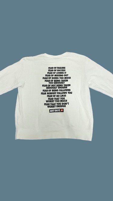 Nike fear of failure sweatshirt new arrivals