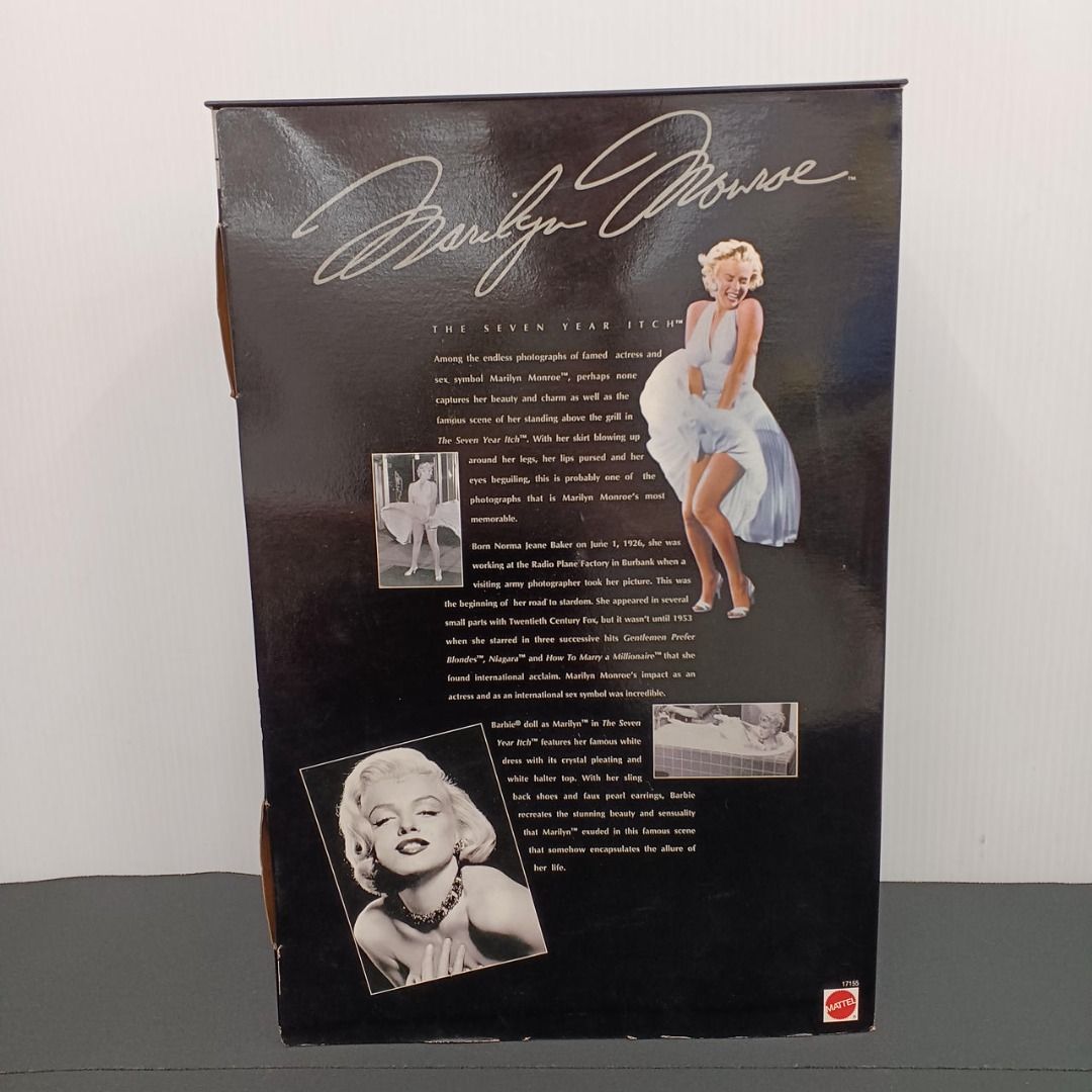 Poupée Barbie Marilyn Monroe – The Seven Year Itch – Mattel NRFB – Collection