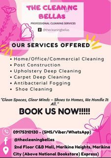 Office/Home Cleaning Services / Shoe Cleaning