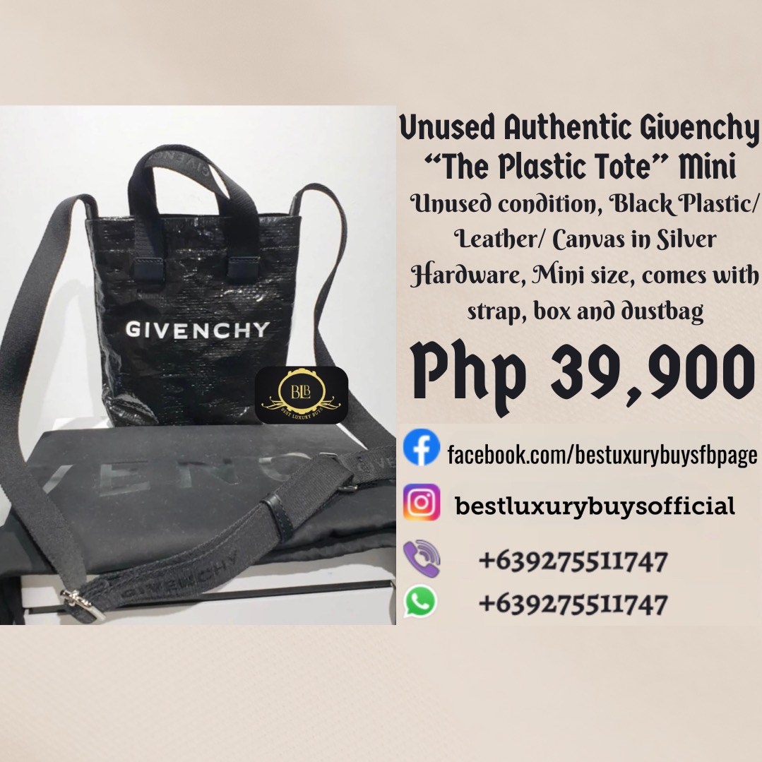 Givenchy plastic bag store