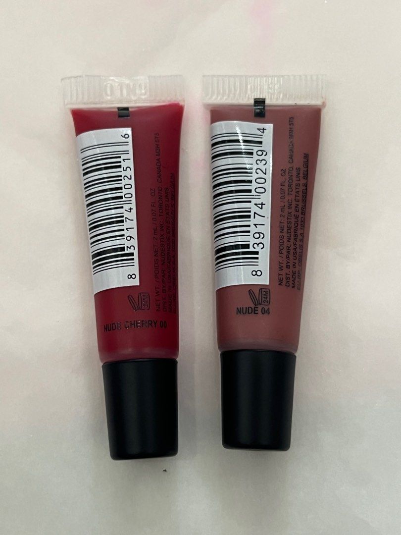 PER PIECE-NUDESTIX LIP GLAZE (Category: Makeup) located in San Juan City. Submitted by cashfrancefashioncosmetics_ph (Listing ID 1334910641, Image 2). Description: ‼️PER PIECE-NUDESTIX LIP GLAZE 2ml 📌350 EACH NO BOX SHADE NUDE CHERRY 00 NUDE 00.