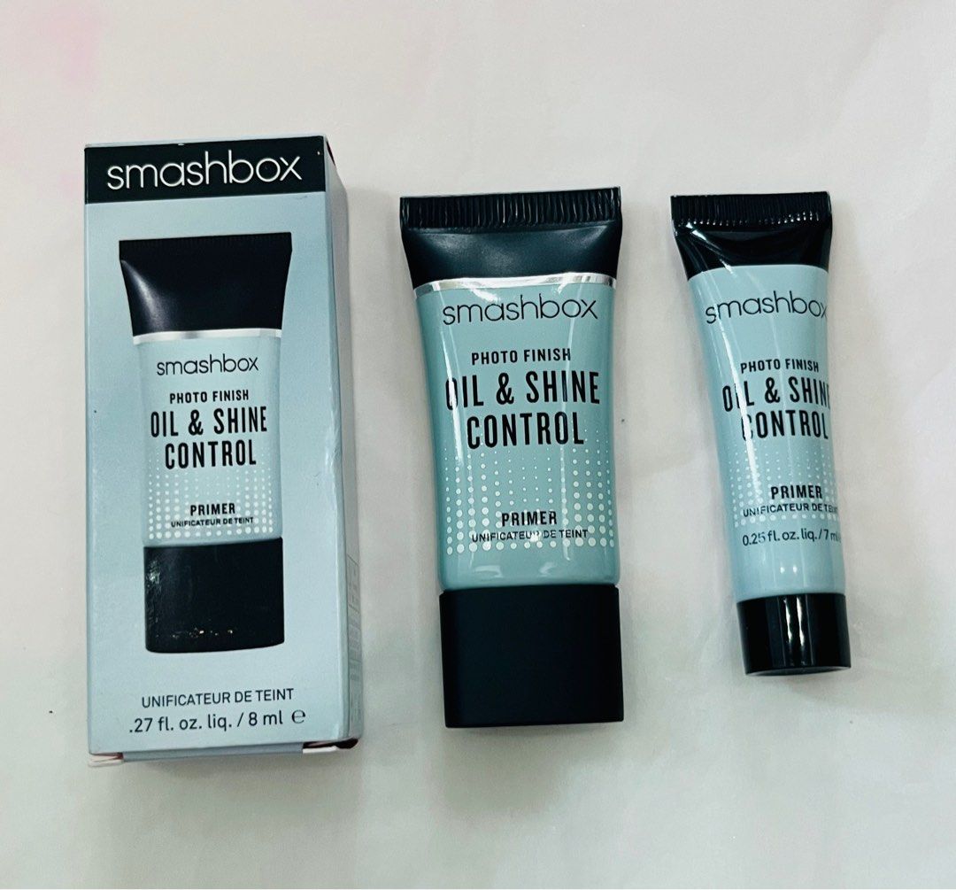 PER PIECE-SMASHBOX OIL&SHINE CONTROL PRIMER (Category: Makeup) located in San Juan City. Submitted by cashfrancefashioncosmetics_ph (Listing ID 1334907840, Image 1). Description: 📌PER PIECE SMASHBOX OIL&SHINE CONTROL PRIMER 📌1250 8ml WBOX 📌950. 7ml NONOX.