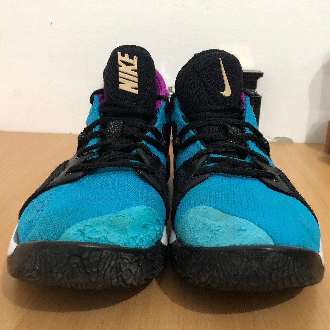 PG 2 Paul George Blue Lagoon Nike Basketball Shoes Men s Fashion Footwear Sneakers on Carousell