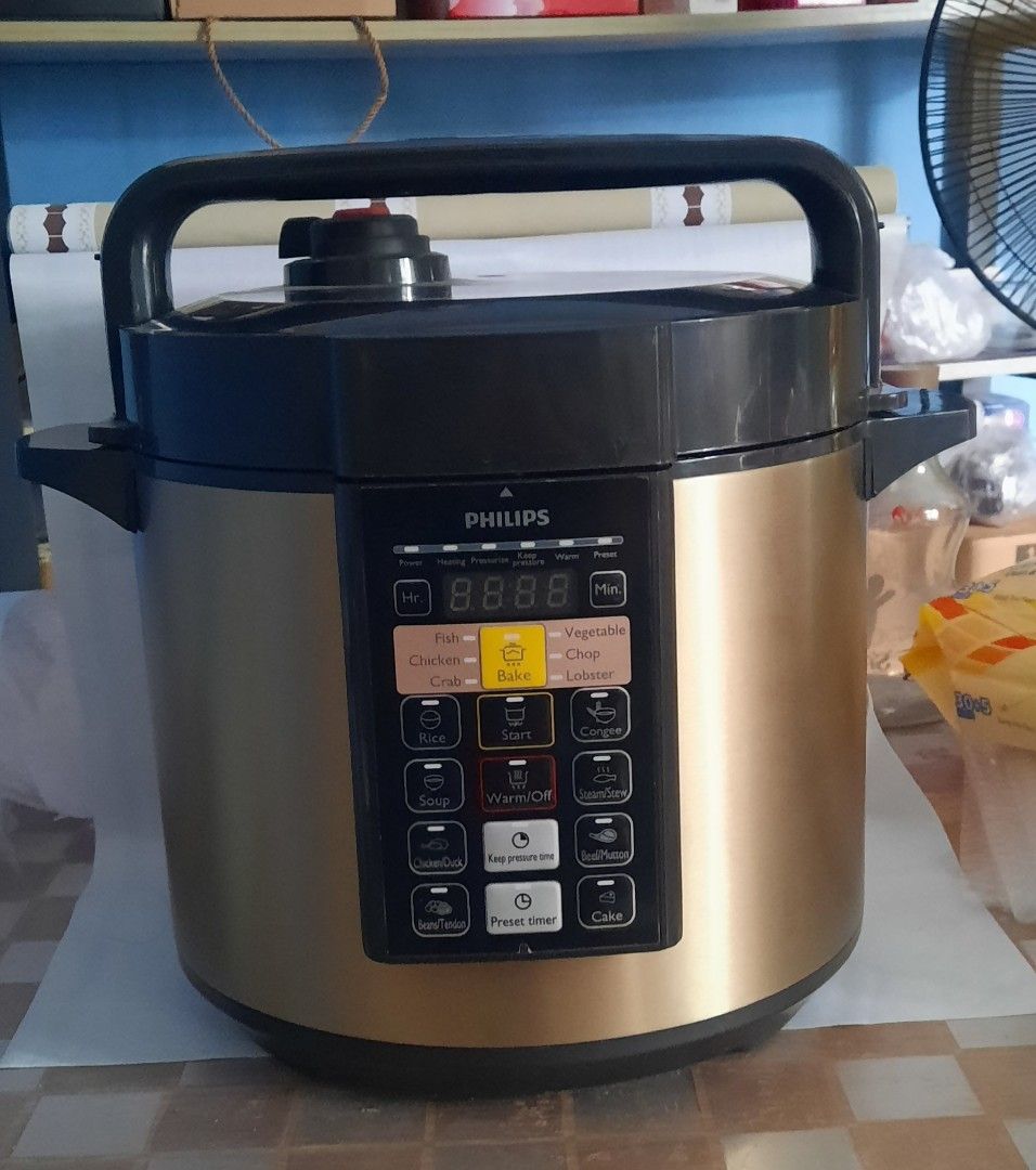 Philips Pressure Cooker HD2139 62 TV Home Appliances Kitchen Appliances Cookers on Carousell