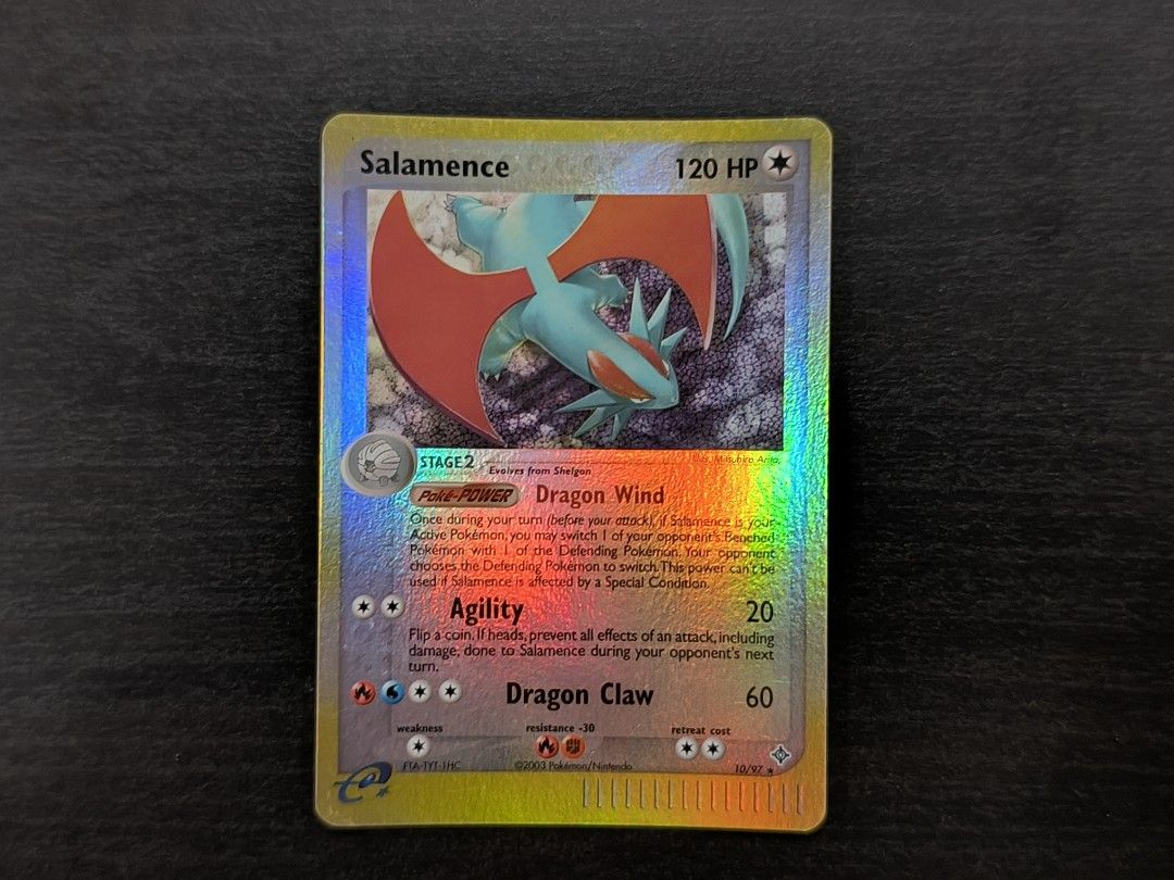Pokemon Salamance 10/97 EX Dragon Reverse Holo, Hobbies & Toys, Toys & Games on Carousell Pokemon Salamance 10/97 EX Dragon Reverse Holo, Hobbies & Toys, Toys & Games on Carousell
