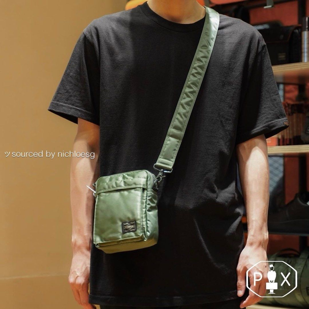 PORTER EXCHANGE TANKER VERTICAL SHOULDER BAG