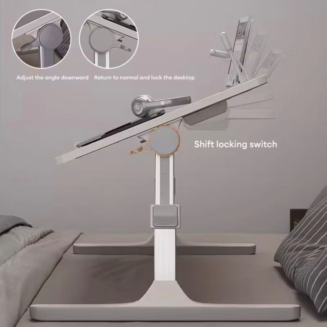 Premium Folding Lap Desk | High Quality Foldable Reclining Laptop Table ...