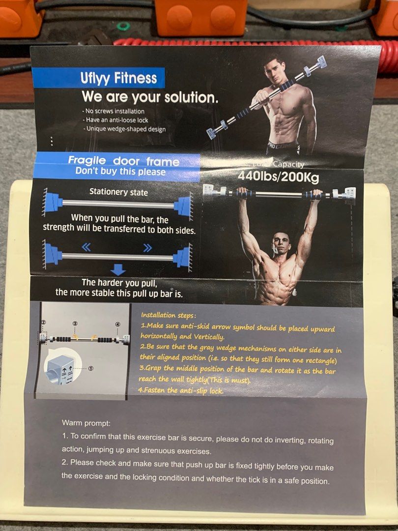 Pull Up Bar by Uflyy Fitness Imported From Australia