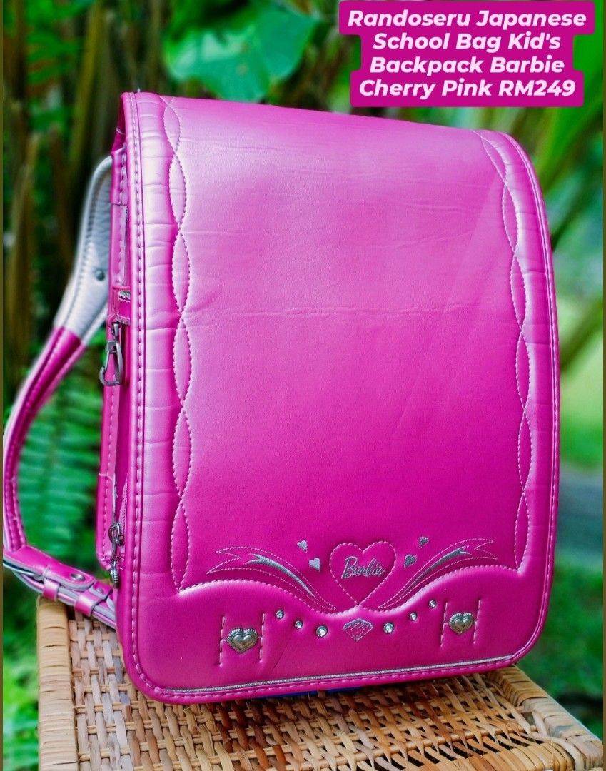 Randoseru Japanese School Bag Kids Backpack Barbie Cherry Pink, Hobbies ...