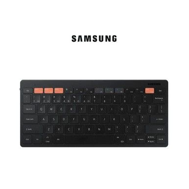 SAMSUNG BLUETOOTH KEYBOARD (Category: Computer Keyboard) located in Quezon City. Submitted by keithchain (Listing ID 1335036179, Image 1). Description: FOR SALE BRAND NEW (still in sealed box) SAMSUNG KEYBOARD TRIO 500 -Pair multiple devices & switch with a click -Wireless keyboard to-go for when you're on the go -Assign custom Hot Keys to your favorite apps Loc: Taguig RFS: I already got the keyboard case for my tablet. 😊.