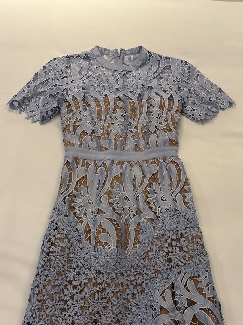 hi lo lace wedding dress Retro Boho Lace Sleeved High Neck Wedding Dress Nude Beige