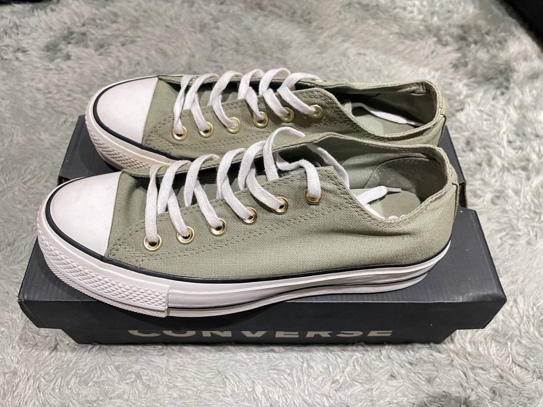 Sneakers Converse GrÃ¼n 39 Sepatu Converse Size 39, Fesyen Wanita