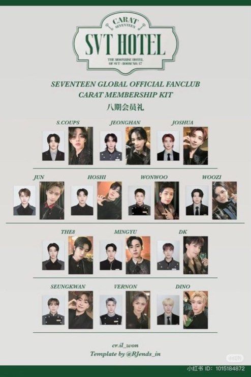 Seventeen 8th Membership - The Moonrise Hotel, Hobbies & Toys