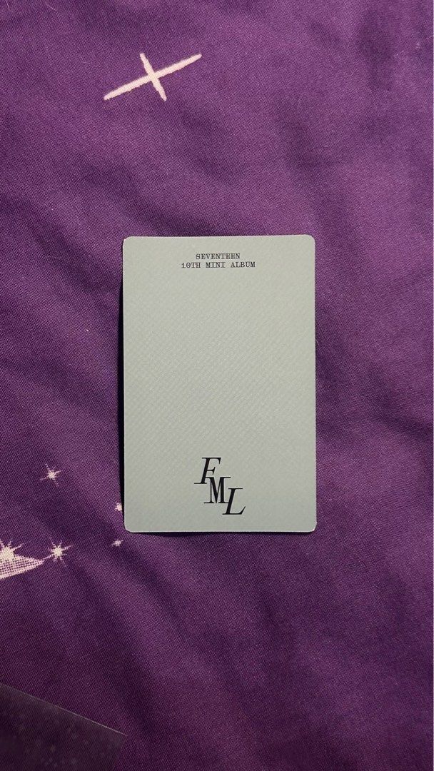 SEVENTEEN MINGYU FML Photocard (Category: K-Wave Merchandise) located in Taguig. Submitted by clothesluvr (Listing ID 1335000368, Image 2). Description: .
