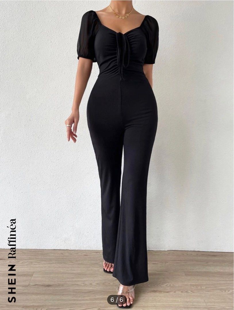 SHEIN BLACK JUMPSUIT Brand New, Women's Fashion, Dresses Sets