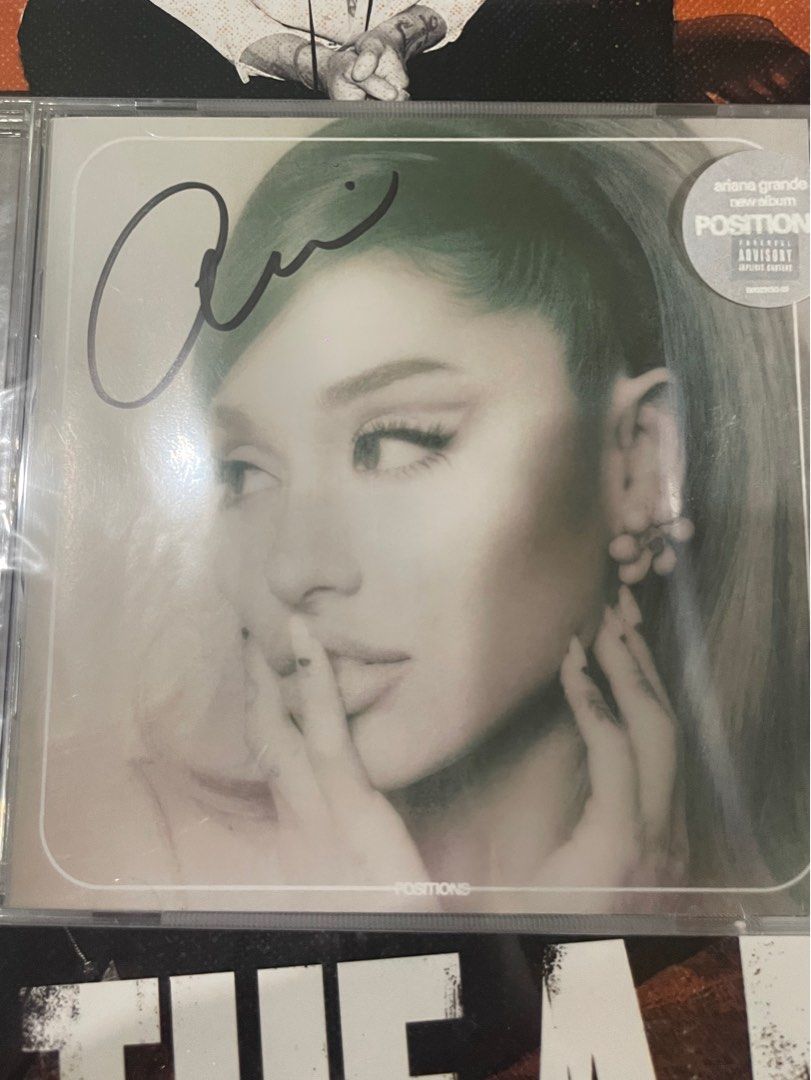 Signed Ariana Grande Positions CD (Category: CDs & DVDs) located in Manila. Submitted by stefandraboutique (Listing ID 1334921363, Image 1). Description: Signed Ariana Grande Positions CD available for 6580 php 💚 .